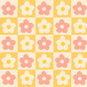 Pastel flower grid